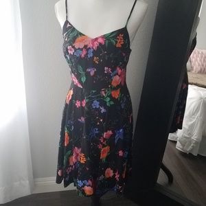 Cute Black Old Navy Summer Flare Dress - Sz M